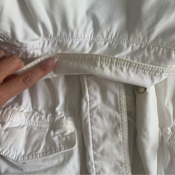 Eddie Bauer white short soft shell wind jacket womans size XXL 100% cotton - Picture 15 of 15